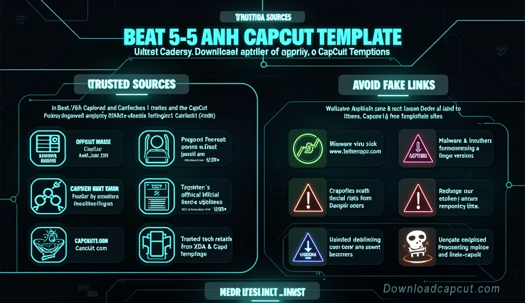 Official Sources for Downloading the Latest Version of Beat 5-5 ANH CapCut Template