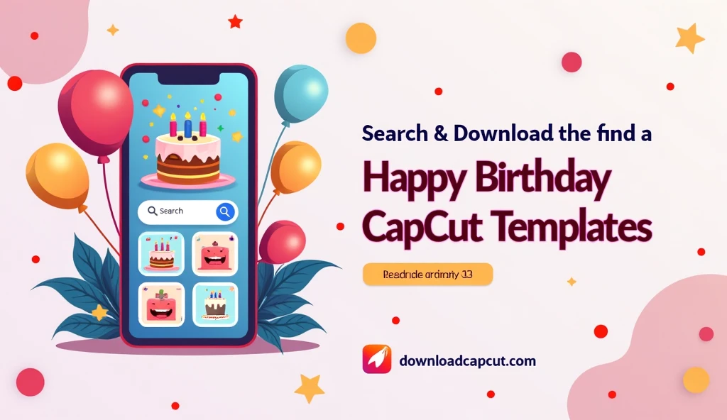 How to Search and Download the Best Happy Birthday CapCut Template