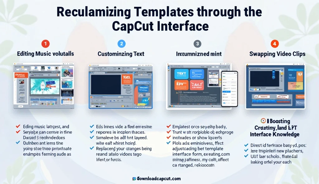Customizing Templates through the CapCut Interface