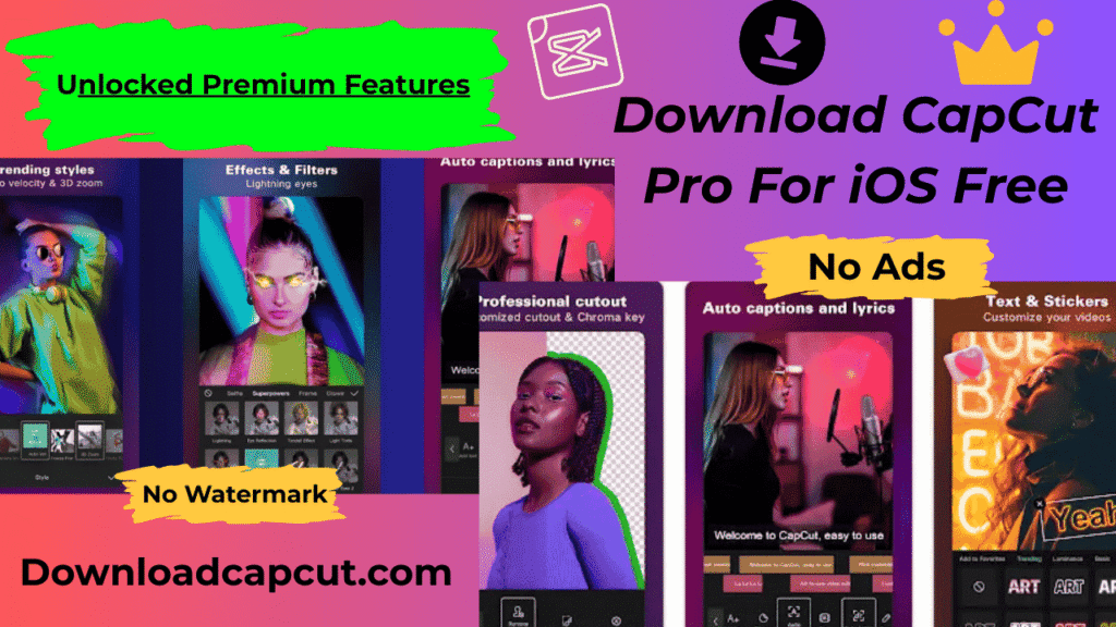 CapCut Pro APK For iOS free download editing on iPhone without watermark