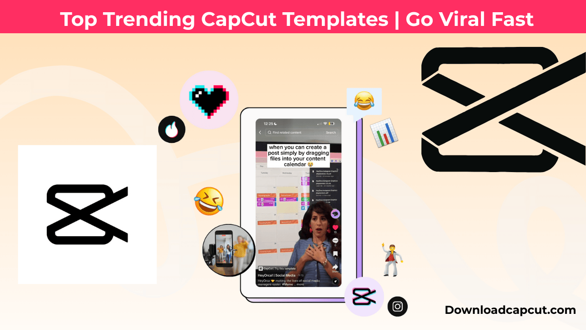 Trending CapCut Template 2025 with viral video design preview
